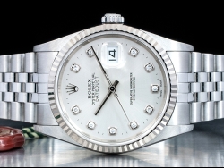 Rolex Datejust 36 Jubilee Silver Lining Diamonds - Rolex Guarantee 16234